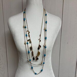 Lilly Pulitzer Fresh Catch Beaded Necklace — Multi Strand, Good preowned Conditi